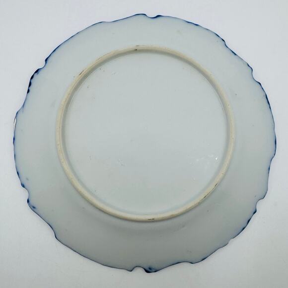 Nippon Cobalt/Gold/Green/Pink Porcelain Ceramic VTG Plate Purple Flowers Floral - Picture 4 of 7